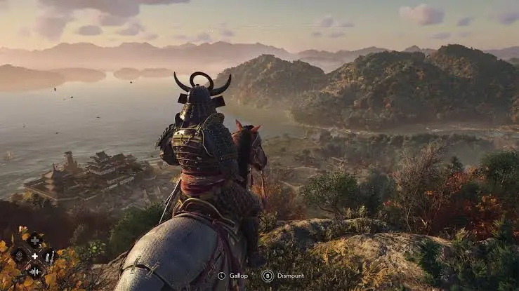 Shinobi Naoe and samurai Yasuke operating across changing seasons and historic Japanese castles in Assassin’s Creed Shadows.