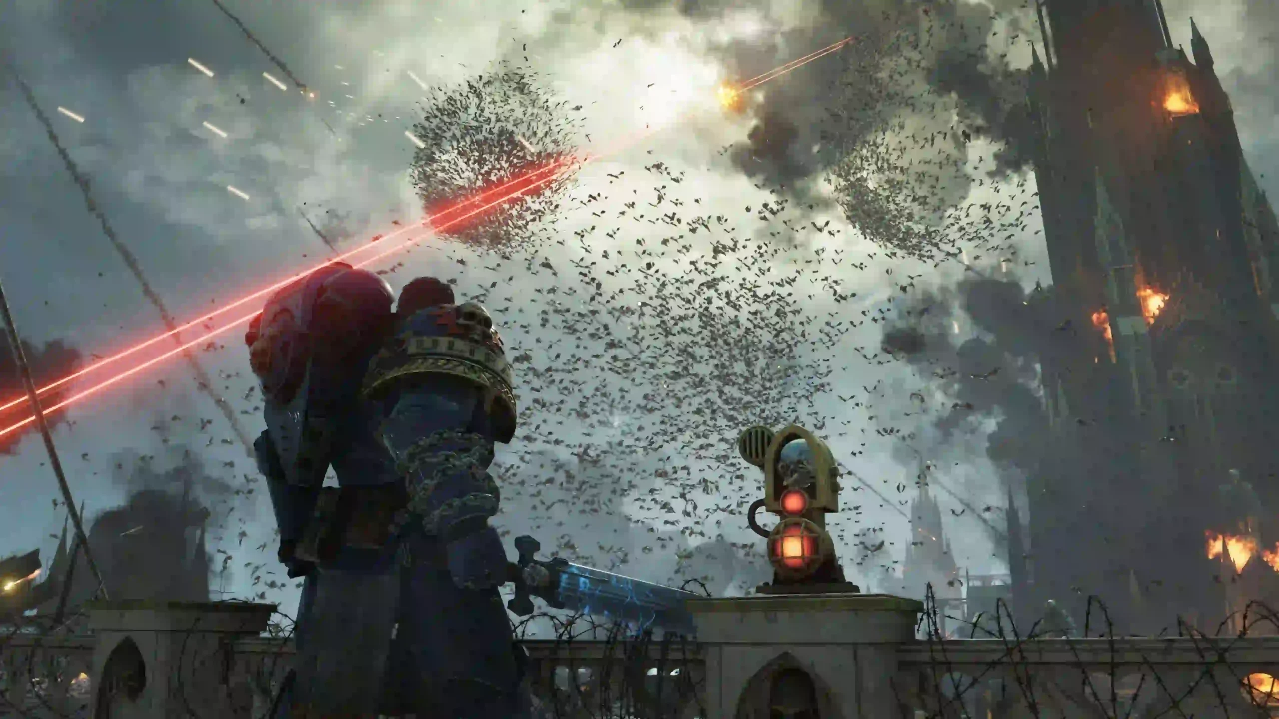 Warhammer 40,000: Space Marine 2 combines shooting with brutal melee combat and enormous groups of enemies.