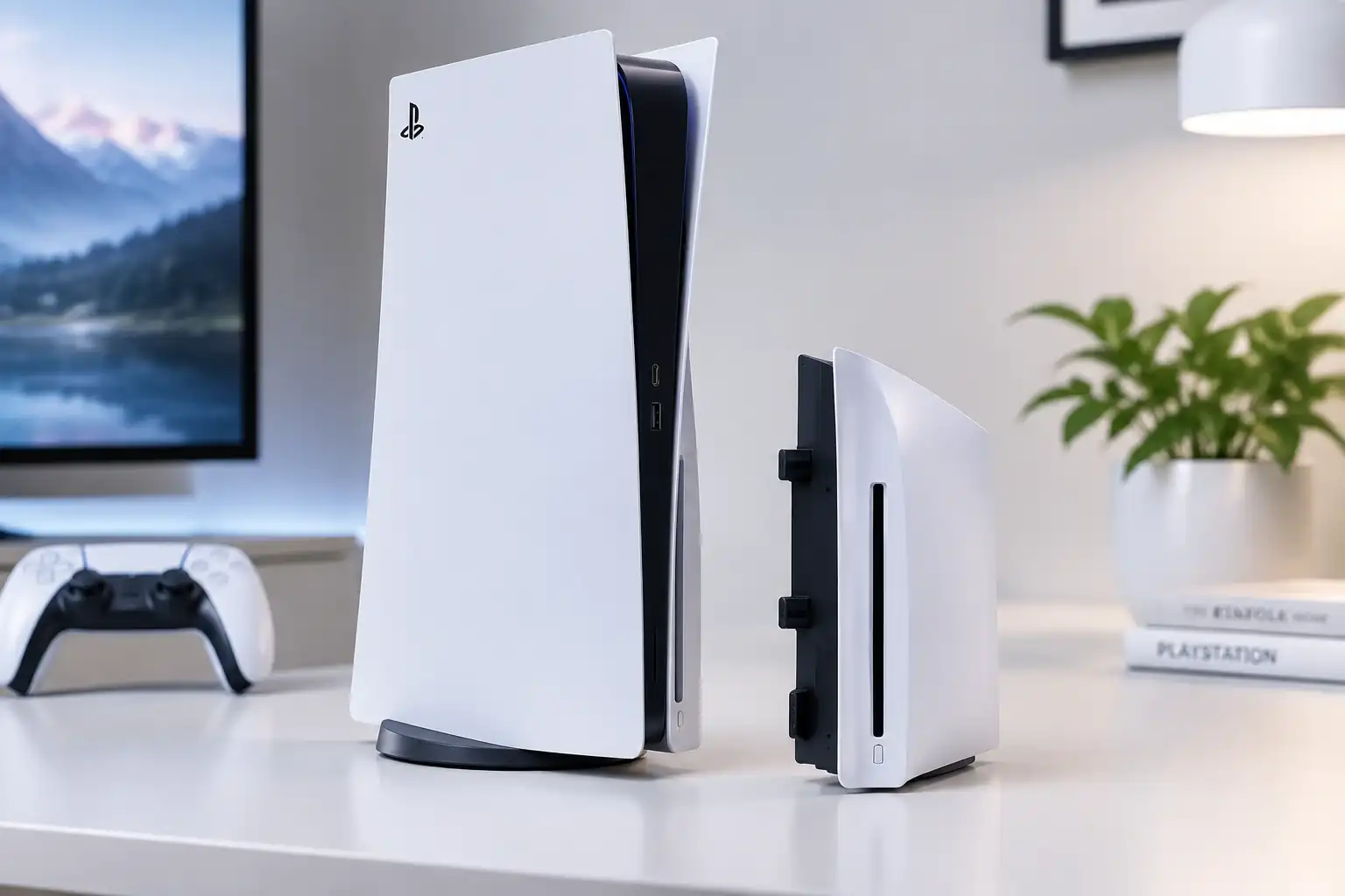 A PS5 Digital Edition without a compatible added drive cannot read physical game or movie discs.