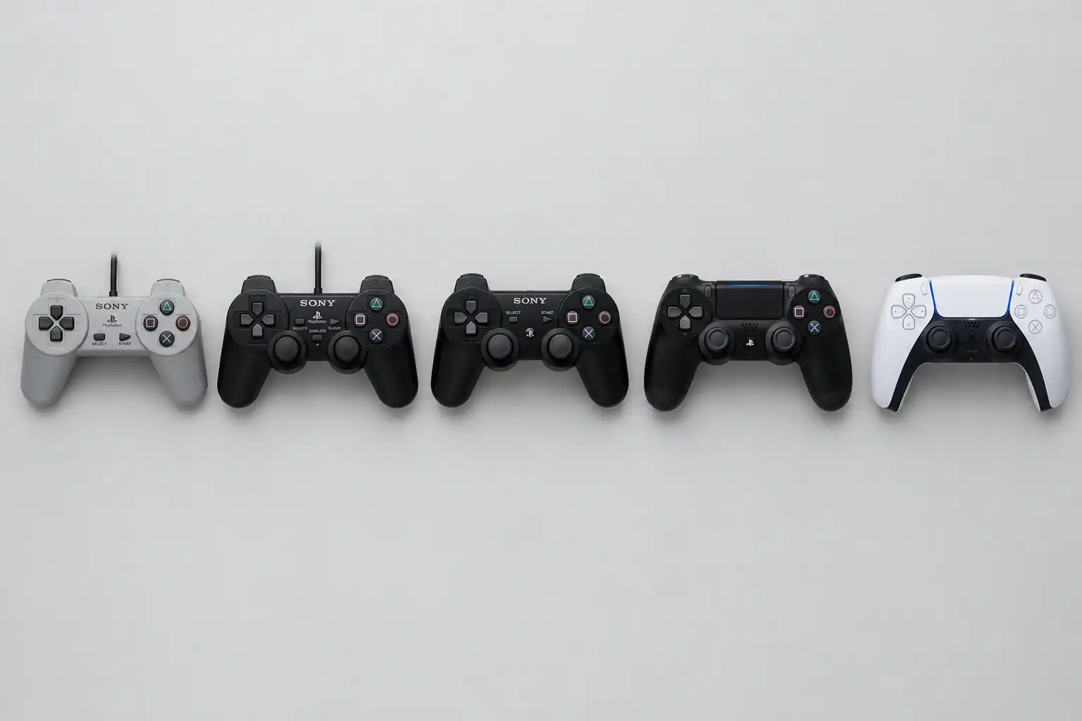 PlayStation controllers have retained recognizable DNA while changing significantly in technology.