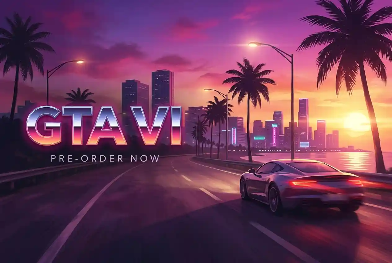 Grand Theft Auto VI is officially scheduled for November 19, 2026, bringing Rockstar Games' open-world adventure to PlayStation 5 and Xbox Series X|S. With pre-orders available, players can choose between Standard and Ultimate Editions and may qualify for promotional bonuses.